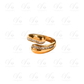 Bague Réglable Doré Diamant