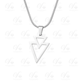 Collier Argenté Flèche Homme