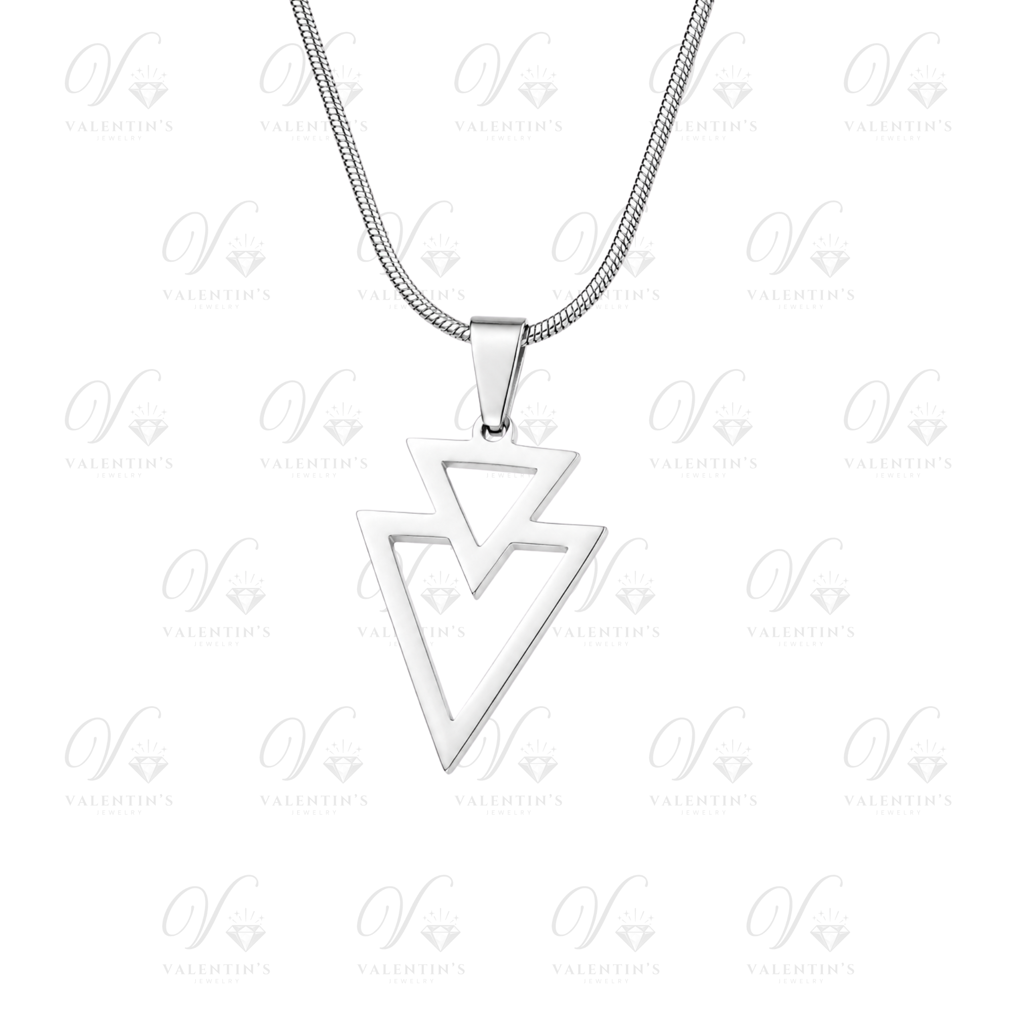 Collier Argenté Flèche Homme