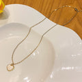Collier Doré motif Coeur