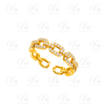 Bague Doré Anneaux Diamants