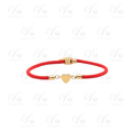 Bracelet Coeur Corde Rouge