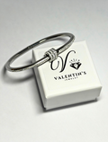 Bracelet Argent Diamants (Fermeture à vicer)