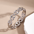 Bracelet Argent maillons larges
